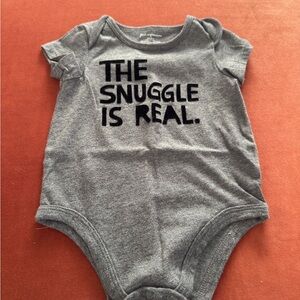 First Impressions Gray Bodysuit - The Snuggle is Real